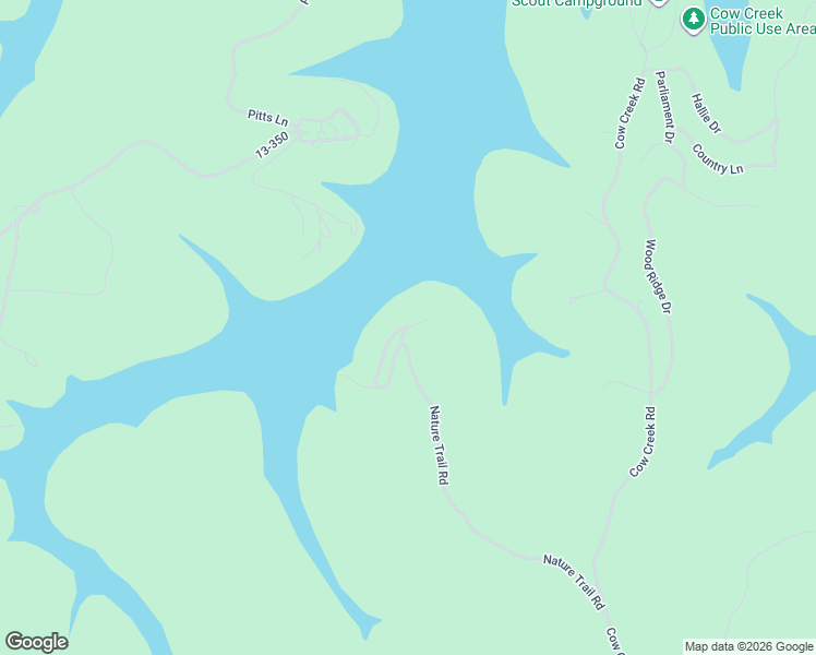 map of restaurants, bars, coffee shops, grocery stores, and more near 517 Nature Trail Road in Blue Eye