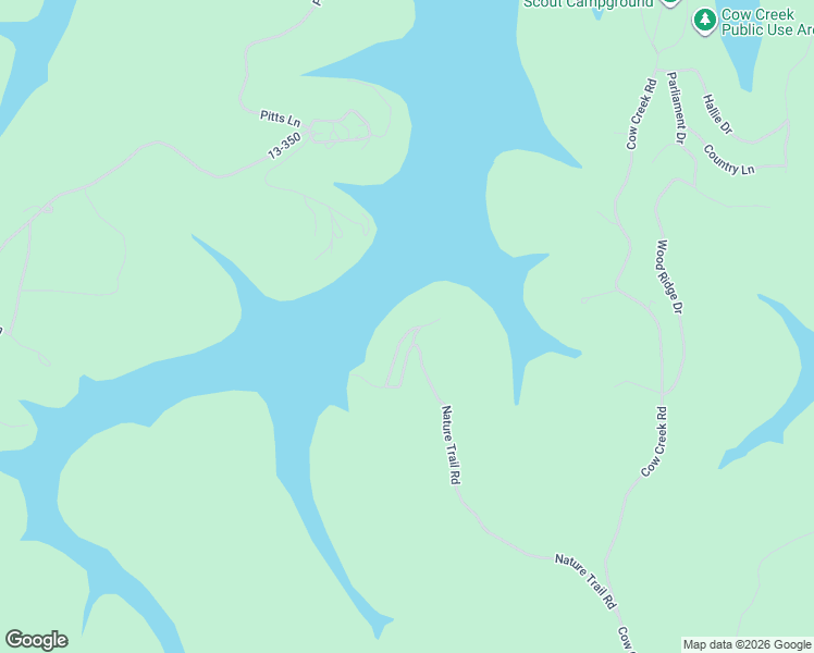 map of restaurants, bars, coffee shops, grocery stores, and more near 517-569 Nature Trail Road in Blue Eye