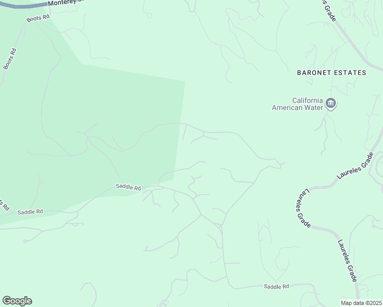 map of restaurants, bars, coffee shops, grocery stores, and more near 25548 Paseo De Cumbre in Monterey