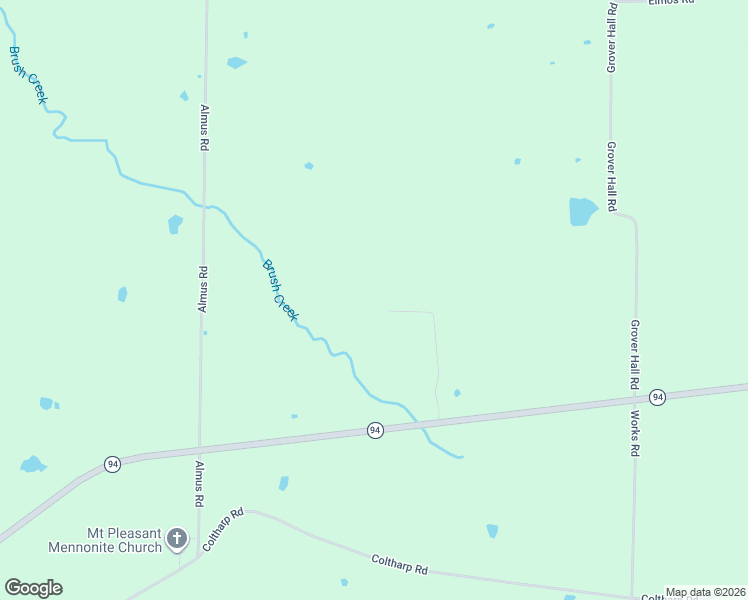 map of restaurants, bars, coffee shops, grocery stores, and more near 499 Thacker Road in Wingo