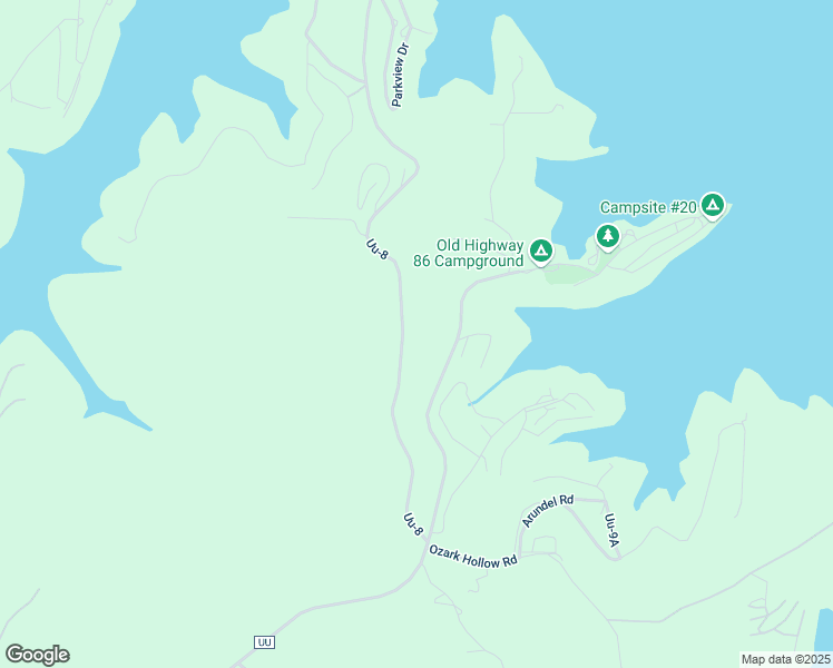 map of restaurants, bars, coffee shops, grocery stores, and more near 2-718 Longview Drive in Blue Eye