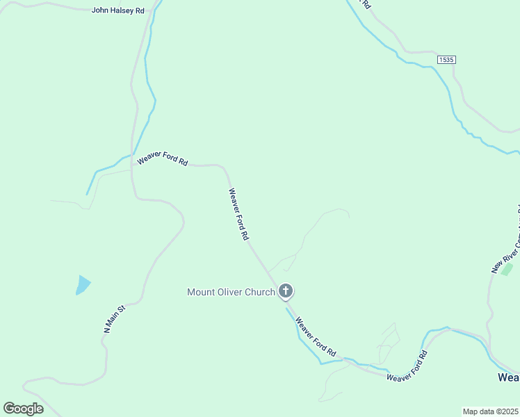 map of restaurants, bars, coffee shops, grocery stores, and more near 735 Weaver Ford Road in Grassy Creek