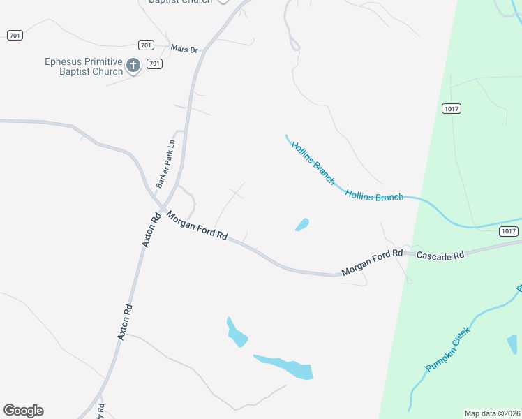 map of restaurants, bars, coffee shops, grocery stores, and more near 136 Obie Road in Axton