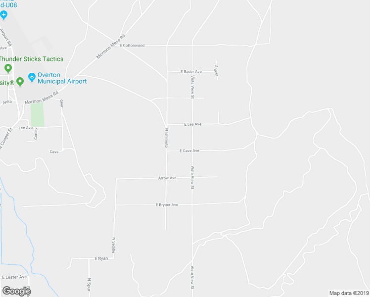 map of restaurants, bars, coffee shops, grocery stores, and more near 770 West Cave Avenue in Moapa Valley