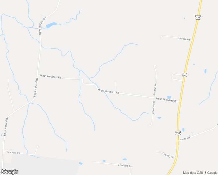 map of restaurants, bars, coffee shops, grocery stores, and more near 5150 Hugh Woodard Road in Springfield