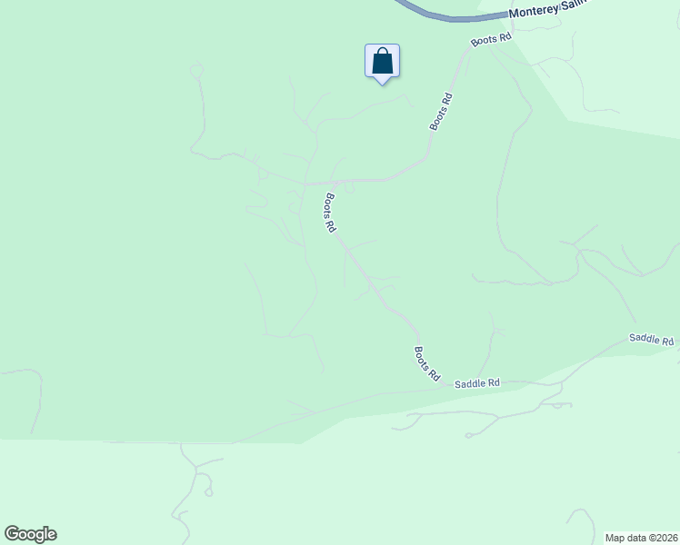 map of restaurants, bars, coffee shops, grocery stores, and more near 25460 Boots Road in Monterey