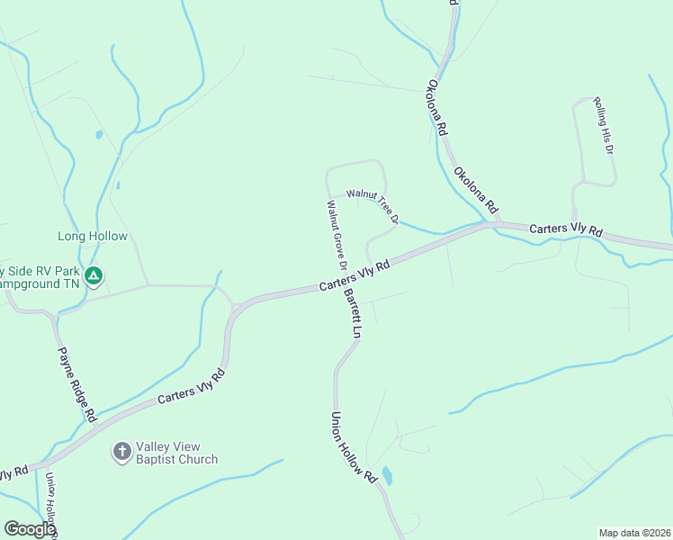 map of restaurants, bars, coffee shops, grocery stores, and more near 3955 Carters Valley Road in Church Hill