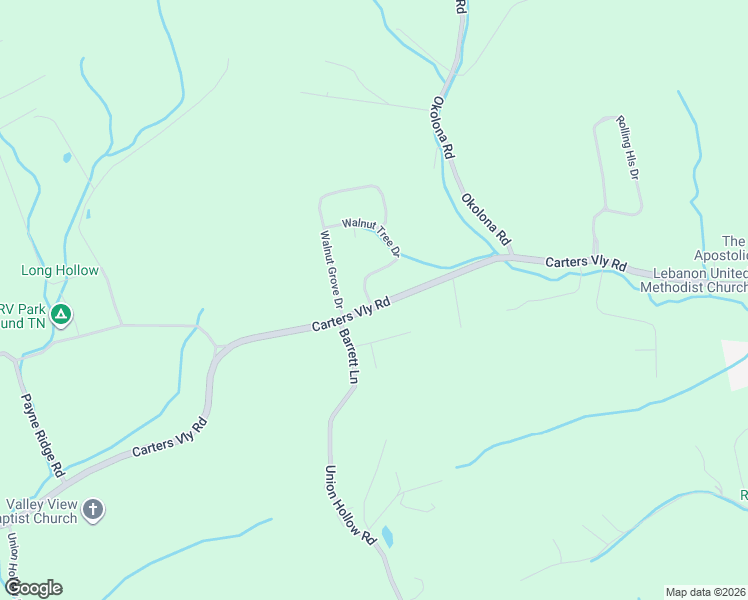 map of restaurants, bars, coffee shops, grocery stores, and more near 4022 Carters Valley Road in Church Hill