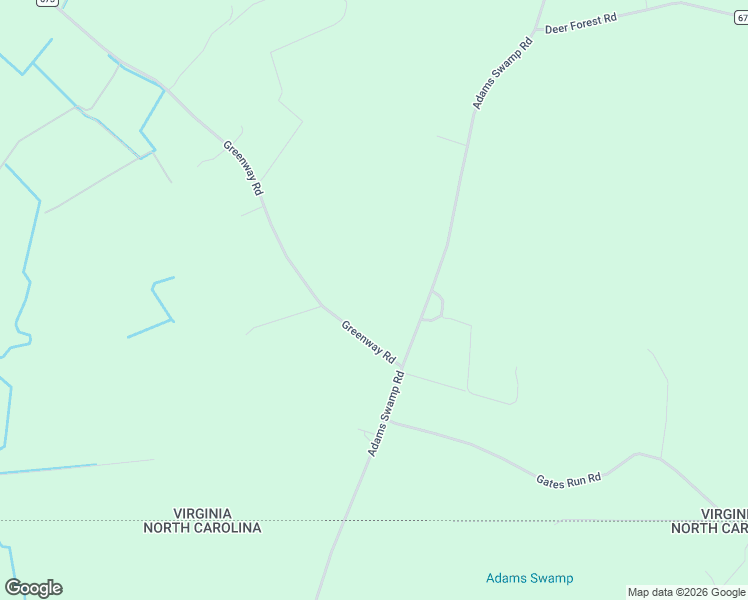 map of restaurants, bars, coffee shops, grocery stores, and more near 4461 Adams Swamp Road in Suffolk