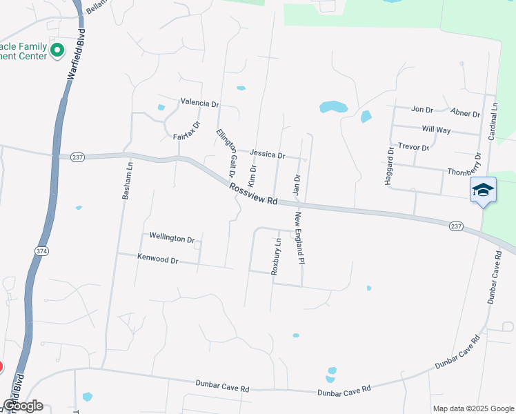 map of restaurants, bars, coffee shops, grocery stores, and more near 916 Rossview Road in Clarksville
