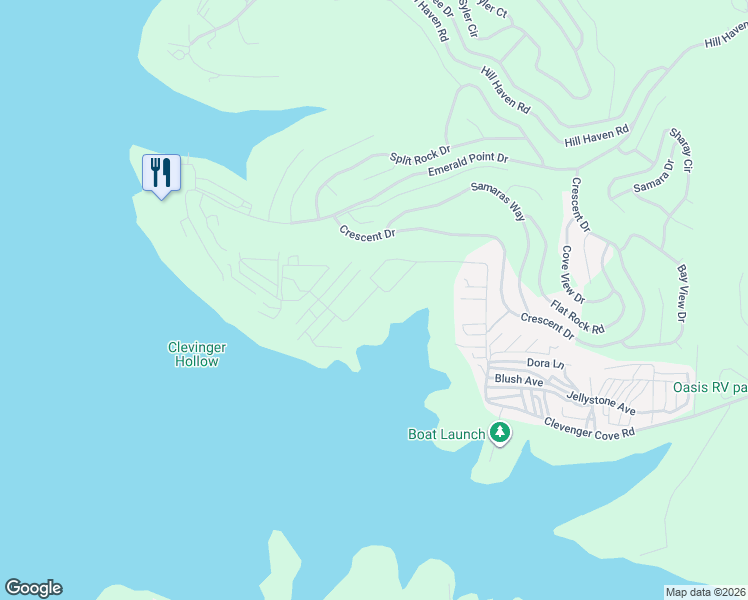 map of restaurants, bars, coffee shops, grocery stores, and more near Martin Road in Hollister