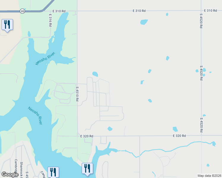 map of restaurants, bars, coffee shops, grocery stores, and more near 31530 South 4510 Road in Pensacola