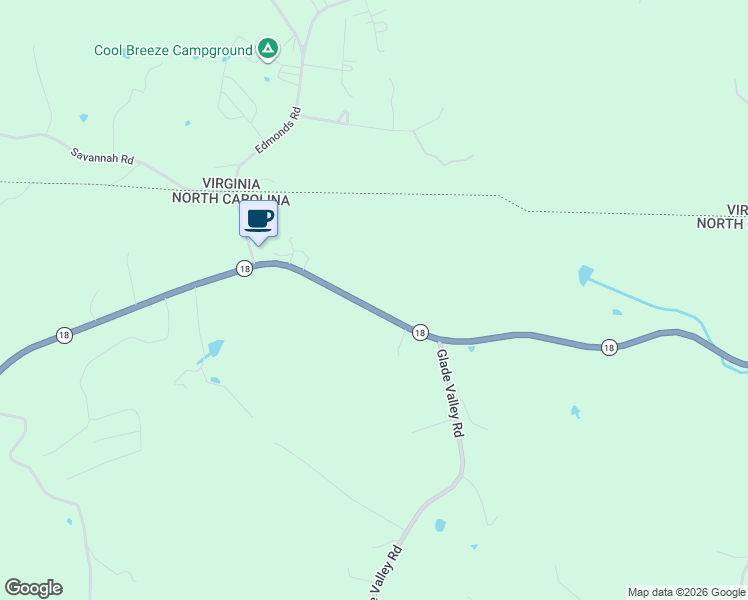 map of restaurants, bars, coffee shops, grocery stores, and more near 13075 North Carolina 18 in Ennice