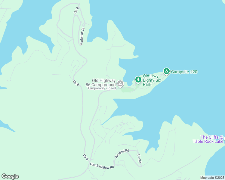 map of restaurants, bars, coffee shops, grocery stores, and more near 1810 State Highway UU in Blue Eye