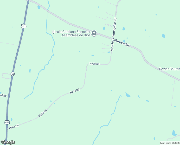 map of restaurants, bars, coffee shops, grocery stores, and more near 4917 Hyde Road in Springfield