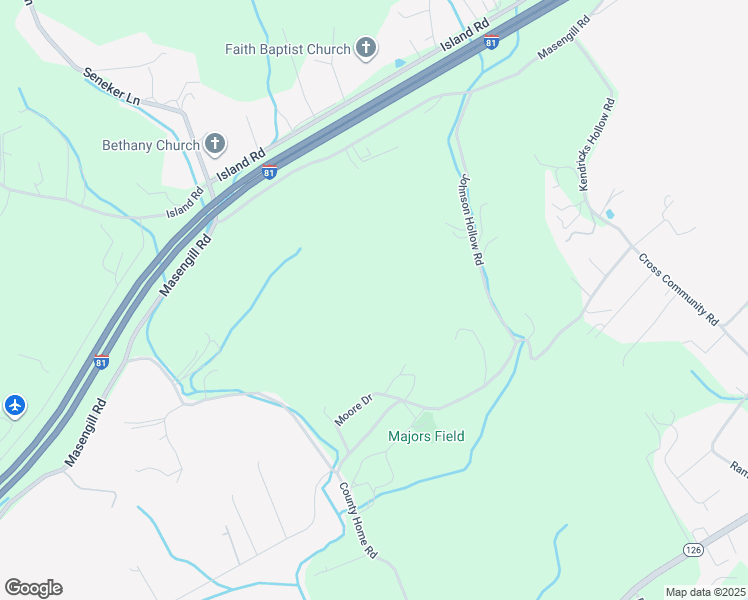 map of restaurants, bars, coffee shops, grocery stores, and more near 301 Moore Drive in Blountville