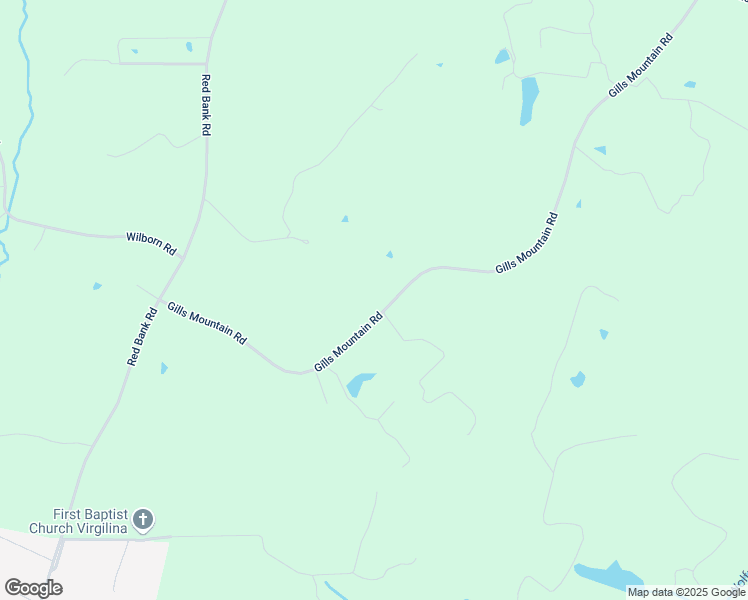 map of restaurants, bars, coffee shops, grocery stores, and more near 1111-1153 Gills Mountain Road in Virgilina