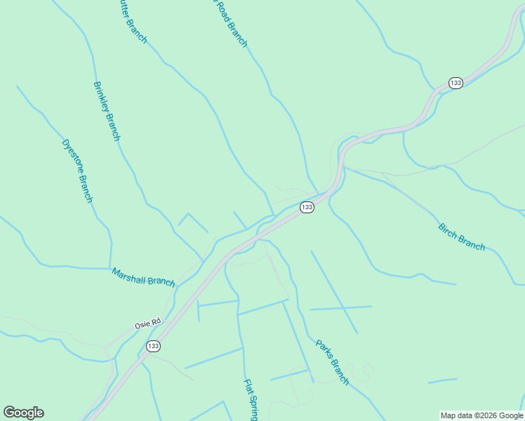 map of restaurants, bars, coffee shops, grocery stores, and more near 537 Ivan Greer Lane in Shady Valley