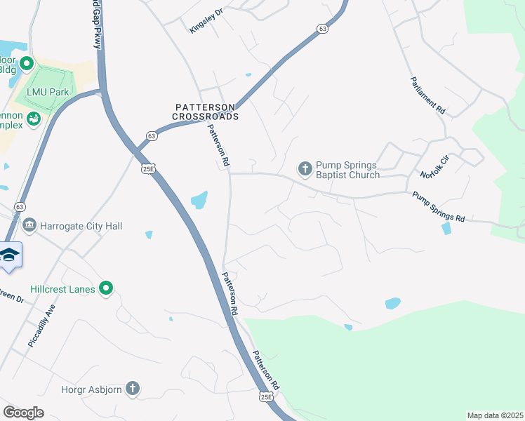 map of restaurants, bars, coffee shops, grocery stores, and more near 156 Derby Drive in Harrogate