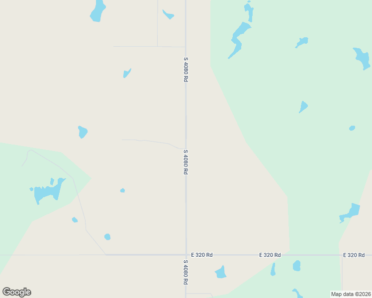 map of restaurants, bars, coffee shops, grocery stores, and more near South 4080 Road in Talala