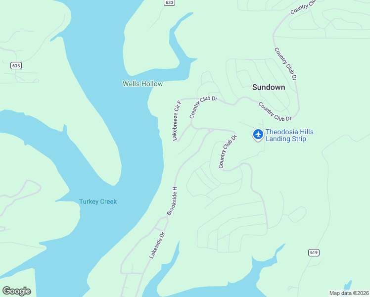 map of restaurants, bars, coffee shops, grocery stores, and more near 128 Shore Wind Drive in Theodosia