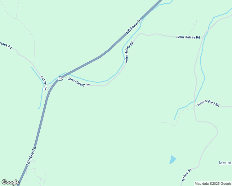 map of restaurants, bars, coffee shops, grocery stores, and more near 476 John Halsey Road in Grassy Creek