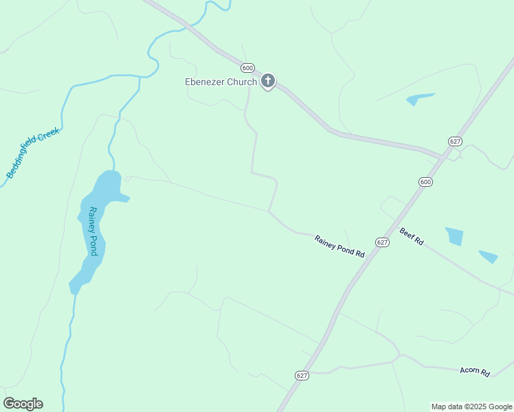 map of restaurants, bars, coffee shops, grocery stores, and more near Rainey Pond Road in Greensville County