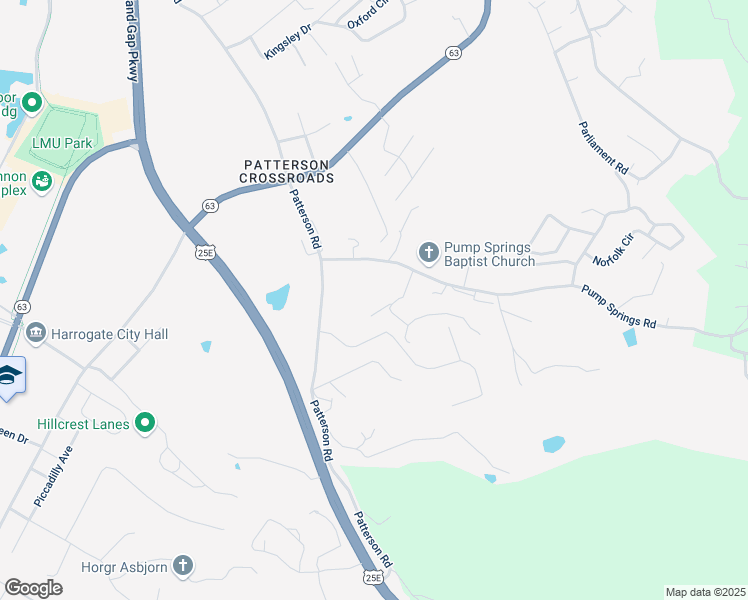 map of restaurants, bars, coffee shops, grocery stores, and more near 156 Derby Drive in Harrogate
