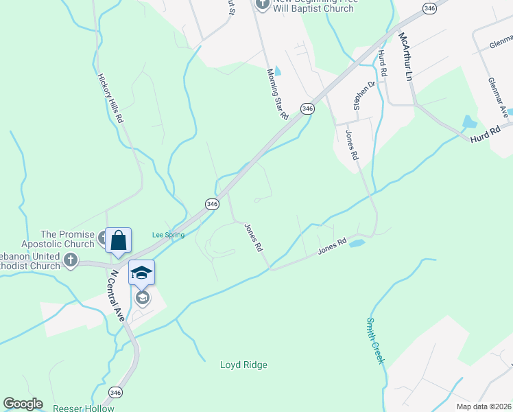 map of restaurants, bars, coffee shops, grocery stores, and more near 128 Pinecrest in Church Hill