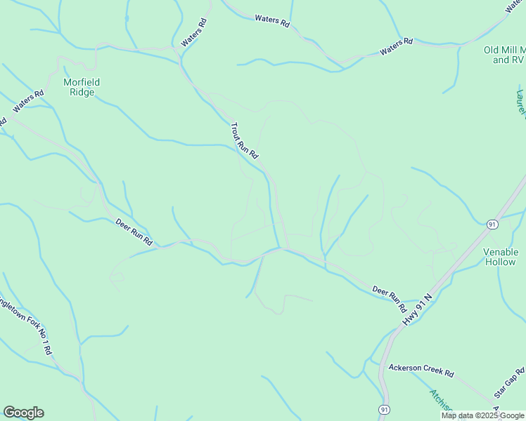 map of restaurants, bars, coffee shops, grocery stores, and more near Muskrat Ramble Road in Johnson County