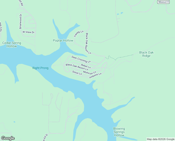 map of restaurants, bars, coffee shops, grocery stores, and more near 100-174 Rebel Lane in Lampe