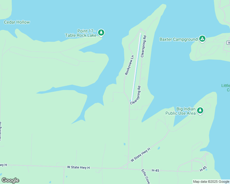 map of restaurants, bars, coffee shops, grocery stores, and more near 67 Northfork in Shell Knob