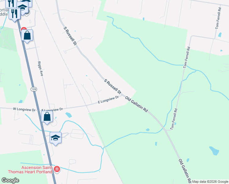 map of restaurants, bars, coffee shops, grocery stores, and more near 1293 S Russell St in Portland