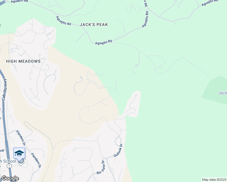 map of restaurants, bars, coffee shops, grocery stores, and more near 24855 Outlook Place in Carmel-by-the-Sea