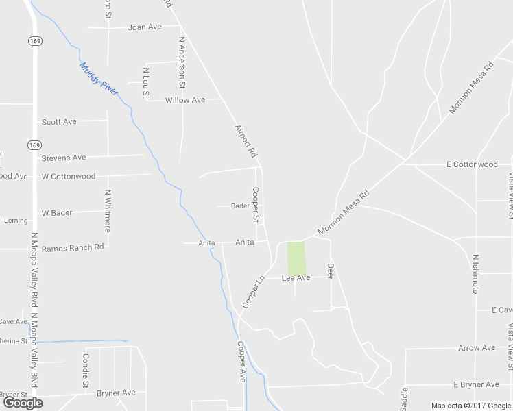map of restaurants, bars, coffee shops, grocery stores, and more near Cooper Street in Moapa Valley