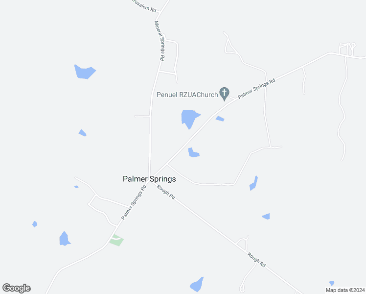 map of restaurants, bars, coffee shops, grocery stores, and more near Palmer Springs Road in Mecklenburg County
