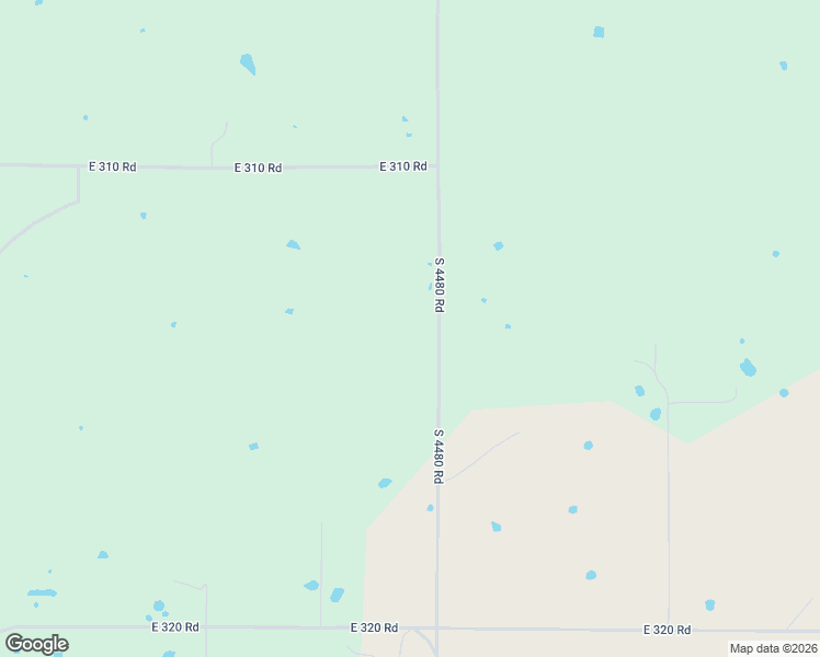 map of restaurants, bars, coffee shops, grocery stores, and more near 31405 South 4480 Road in Vinita