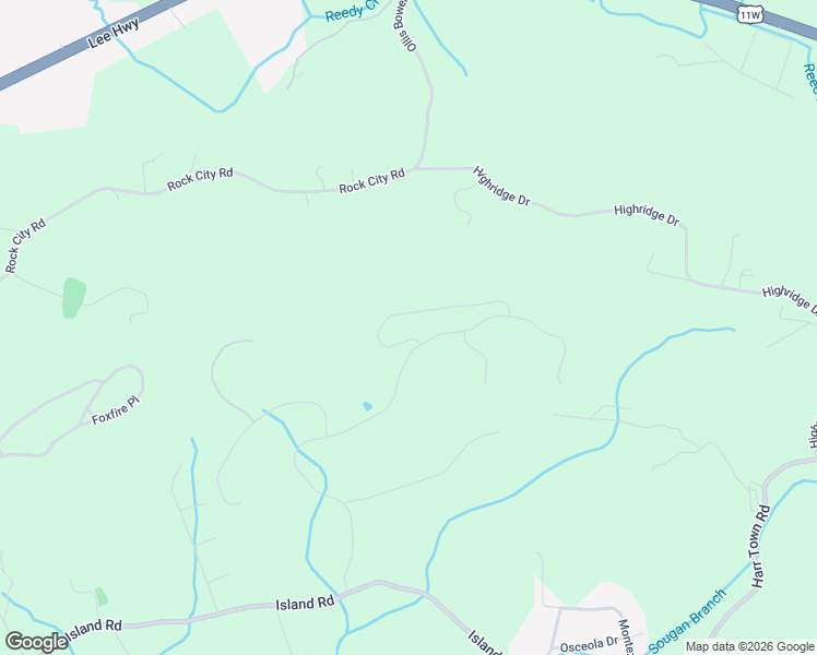 map of restaurants, bars, coffee shops, grocery stores, and more near 318 Golf Ridge Drive in Kingsport