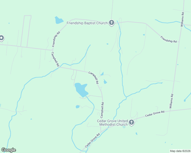map of restaurants, bars, coffee shops, grocery stores, and more near 4825 Campbell Road in Cross Plains