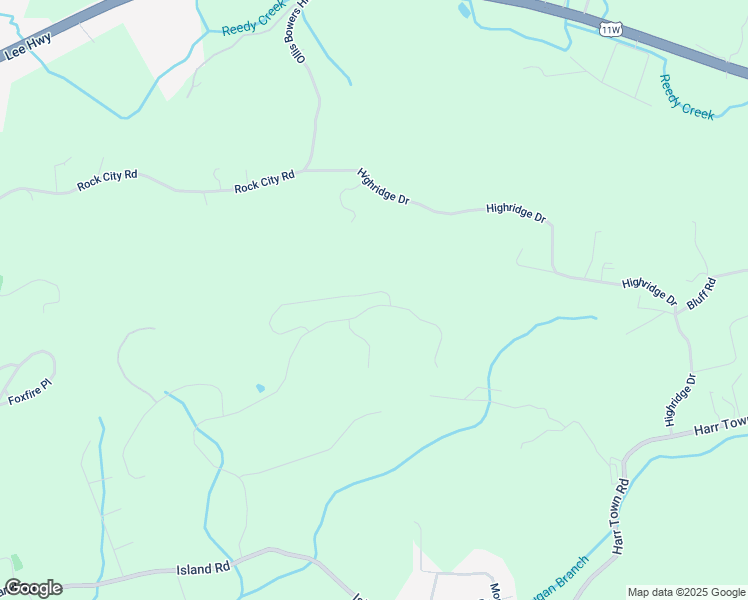 map of restaurants, bars, coffee shops, grocery stores, and more near 1266 Ridgetop Trail in Kingsport