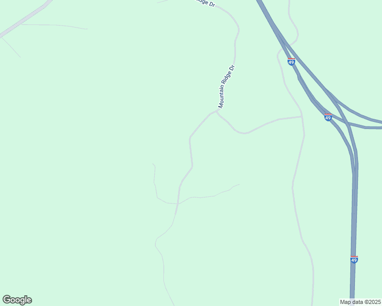map of restaurants, bars, coffee shops, grocery stores, and more near Mountain Ridge Drive in Pineville