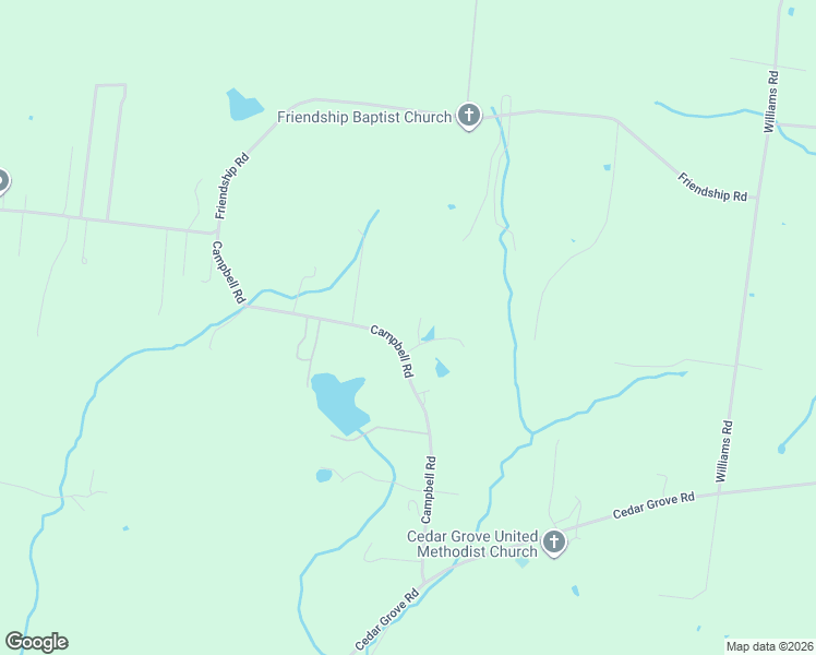 map of restaurants, bars, coffee shops, grocery stores, and more near 4825 Campbell Road in Cross Plains