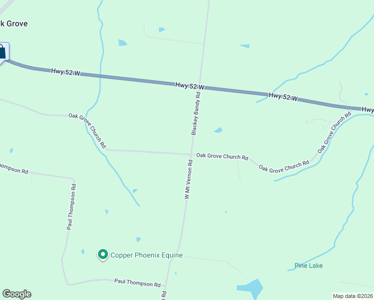 map of restaurants, bars, coffee shops, grocery stores, and more near 2994 Oak Grove Church Road in Bethpage