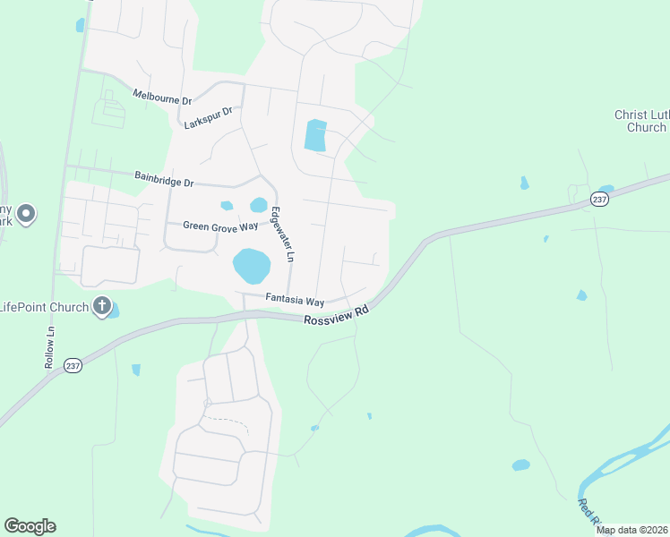 map of restaurants, bars, coffee shops, grocery stores, and more near 2605 Browning Way in Clarksville