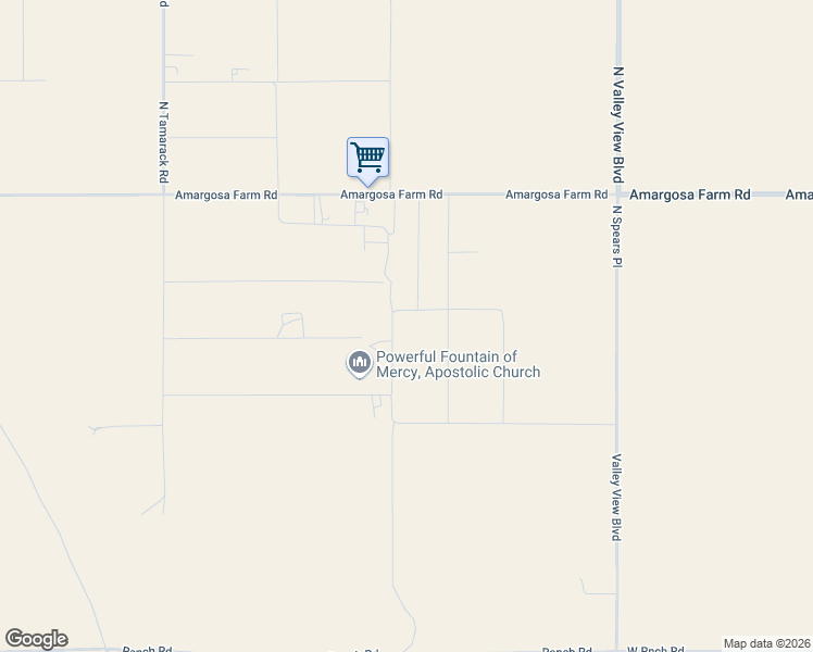 map of restaurants, bars, coffee shops, grocery stores, and more near 816 Vassar Road in Amargosa Valley