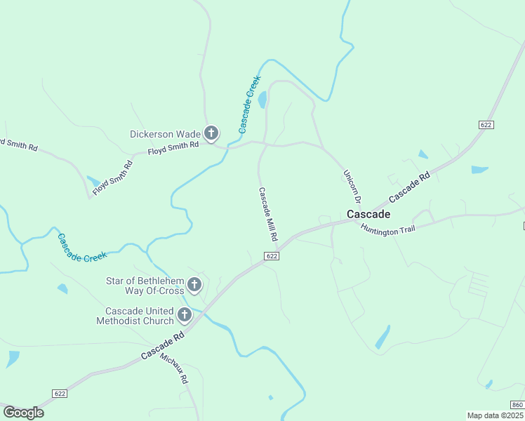 map of restaurants, bars, coffee shops, grocery stores, and more near 6470 Cascade Mill Road in Cascade