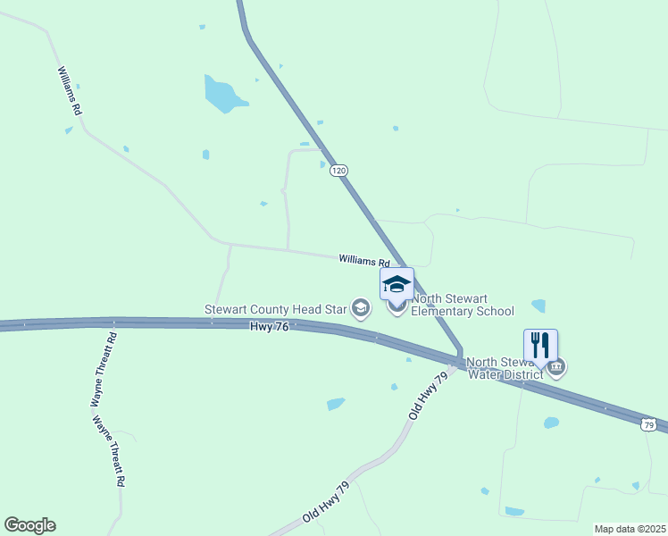map of restaurants, bars, coffee shops, grocery stores, and more near 500 Williams Road in Dover