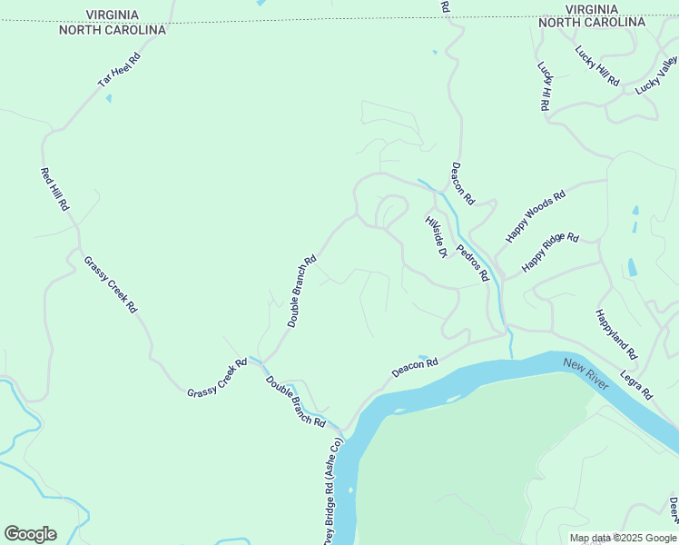map of restaurants, bars, coffee shops, grocery stores, and more near 223 Hannah Drive in Grassy Creek