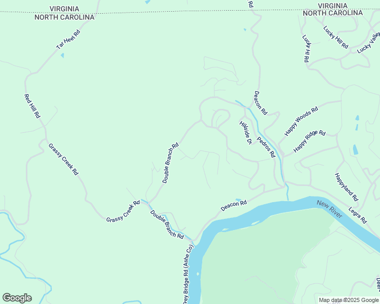 map of restaurants, bars, coffee shops, grocery stores, and more near 223 Hannah Drive in Grassy Creek