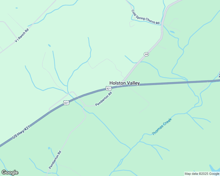 map of restaurants, bars, coffee shops, grocery stores, and more near 4767 Highway 421 in Bristol